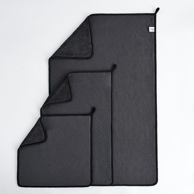 Twisted Towel With Braids, Strong Water Absorption, Car Wash , Microfiber Lint-Free Car Wiping Towel - Image 3